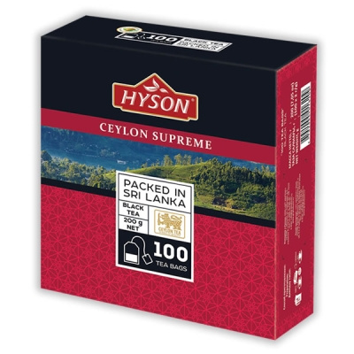 Hyson herbata czarna Celyon Supreme 100 torebek 2gx100s (163)