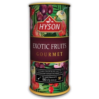 Hyson herbata czarna liściasta Exotic Fruits 100g (188)