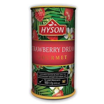 Hyson herbata czarna liściasta OPA STRAWBERRY DREAM 100 g (183)