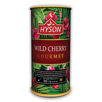 Hyson herbata czarna/zielona OPA WILD CHERRY 100 g tuba (184)