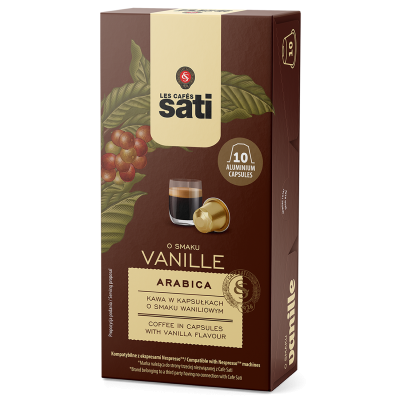 Cafe Sati - VANILLE kapsułki o smaku waniliowym 52 g (10 x 5,2 g)