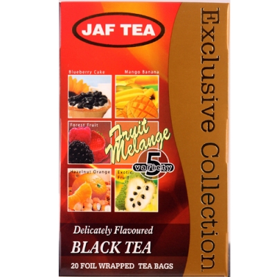 Herbata czarna FRUIT TEA MELANG JAF TEA koperta (5 x 4 tor.)